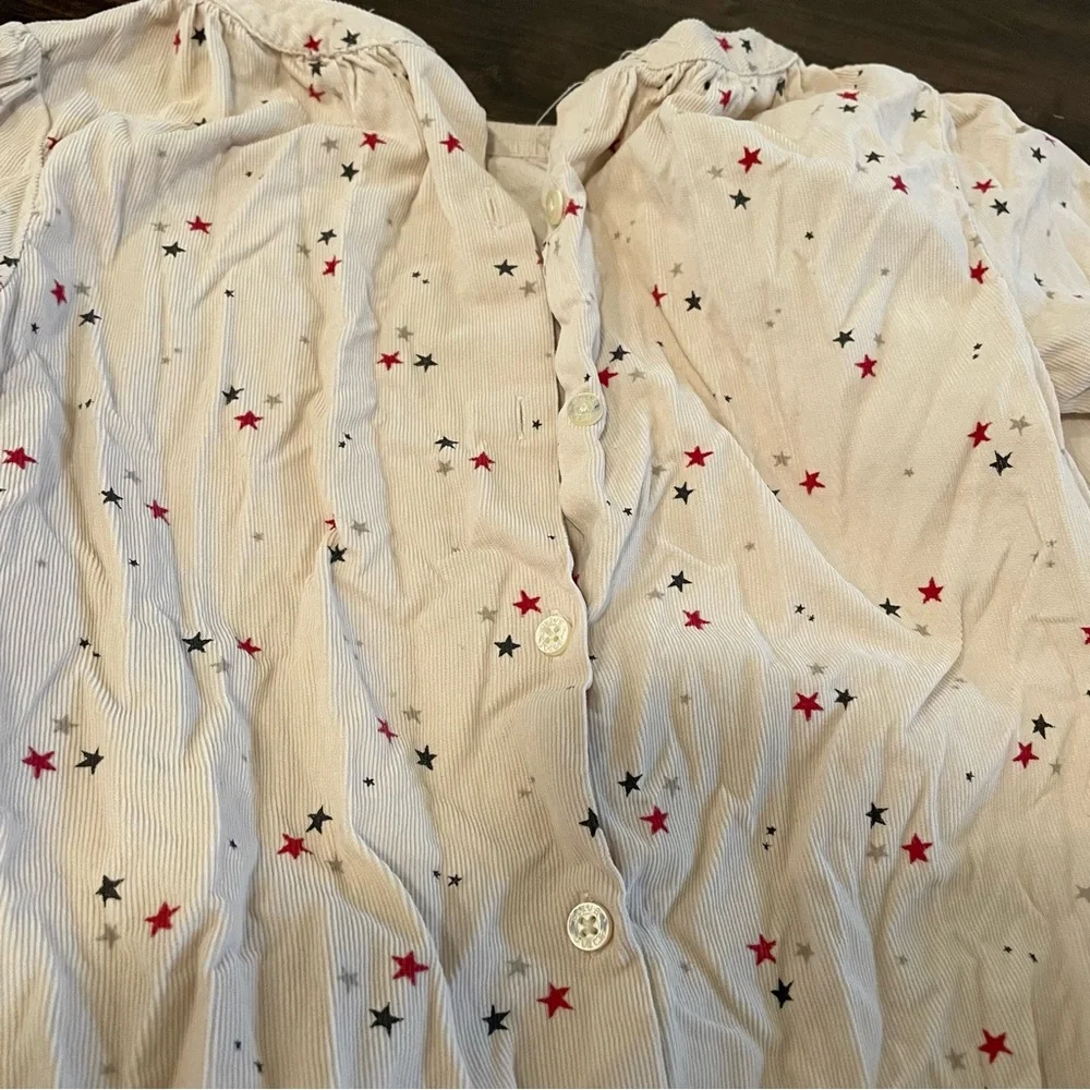 Olive Juice Corduroy Star Print Dress Size 10/12 - Picture 2 of 4